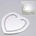 Sliver Heart Shaped Metal Book Marks, Personalised Bookmarks For Promotion And Stationery